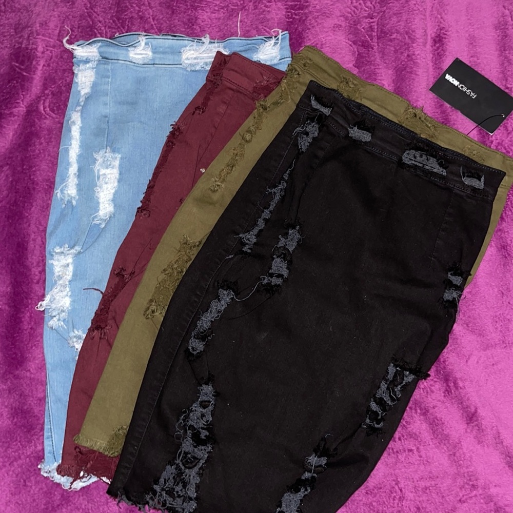 FASHION NOVA DENIM SKIRTS